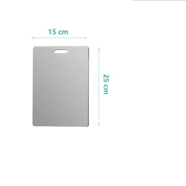 Double-Sided Stainless Steel Cutting Board