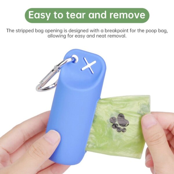 Portable Silicone Dog Poop Bag Holder