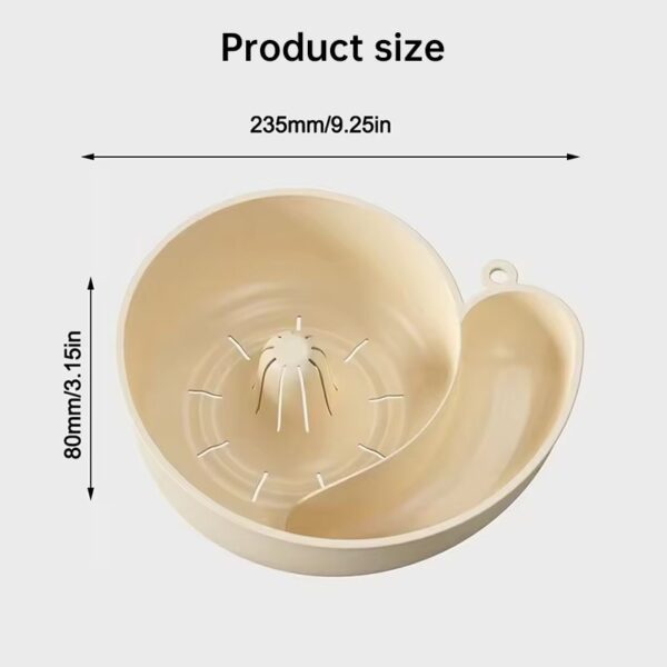 Rotating Snail Fruit & Veggie Washer