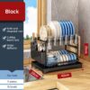 2-Tier Countertop Dish Drying Rack