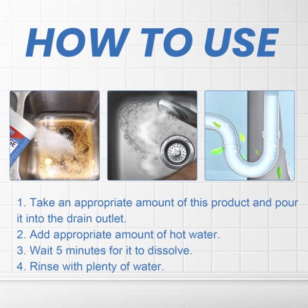 Kitchen & Bathroom Drain Pipe Cleaner