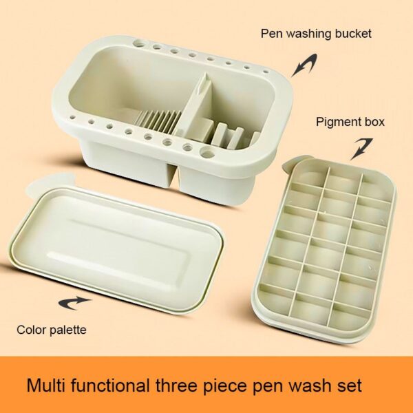 3-Piece Pen Washing Bucket Set